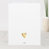 Gold-Kissed Blue Rose Bridal カード (裏面)