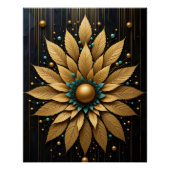 Gold Leaf Burst ポスター (正面)