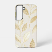 Gold Leaf Pattern Samsung Galaxyケース (裏面)