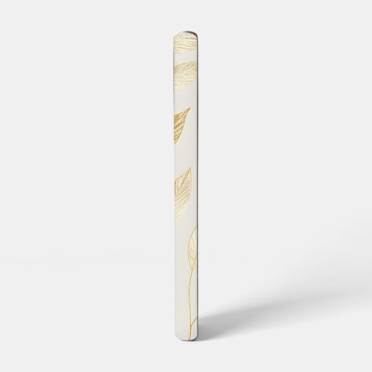 Gold Leaf Pattern Samsung Galaxyケース (左側面)