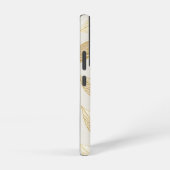 Gold Leaf Pattern Samsung Galaxyケース (右側面)