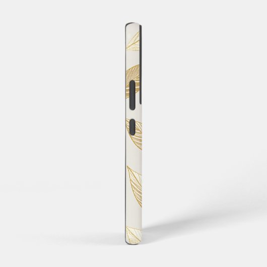 Gold Leaf Pattern Samsung Galaxyケース (右側面)
