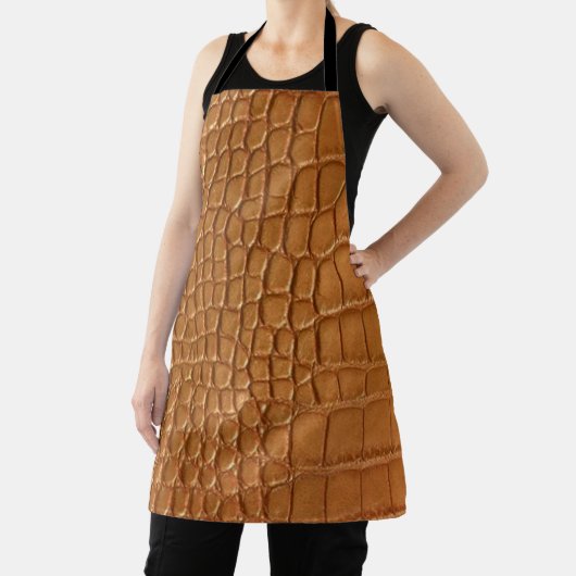 Gold leather texture luxury エプロン (インサイチュ)