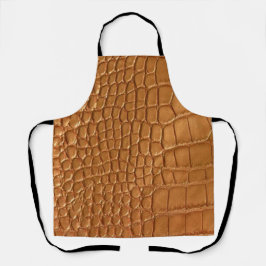 Gold leather texture luxury  エプロン