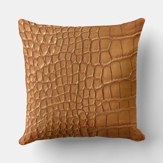 Gold leather texture luxury クッション (裏面)