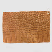 Gold leather texture luxury ゴルフタオル (横)