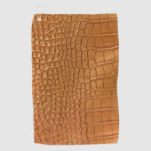 Gold leather texture luxury  ゴルフタオル (正面)