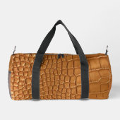 Gold leather texture luxury ダッフルバッグ (裏面)