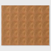 Gold leather texture luxury ラッピングペーパー (フラット)