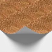 Gold leather texture luxury ラッピングペーパー (角)