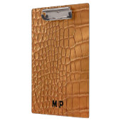 Gold leather texture luxury meeting planner クリップボード (左)
