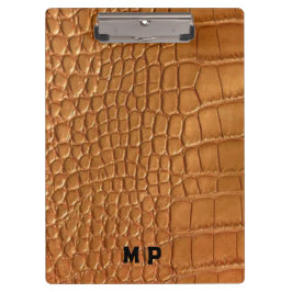 Gold leather texture luxury meeting planner クリップボード