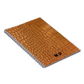 Gold leather texture luxury meeting planner ノートブック (右側)