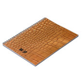 Gold leather texture luxury meeting planner ノートブック (左側)