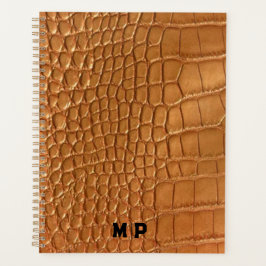 Gold leather texture luxury meeting planner プランナー手帳