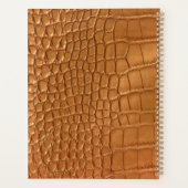 Gold leather texture luxury meeting planner プランナー手帳 (裏面)