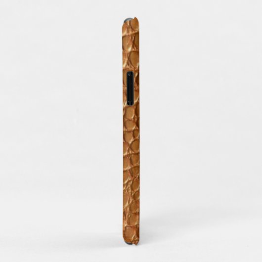 Gold leather texture luxury meeting planner Case-Mate iPhoneケース (裏面/右)