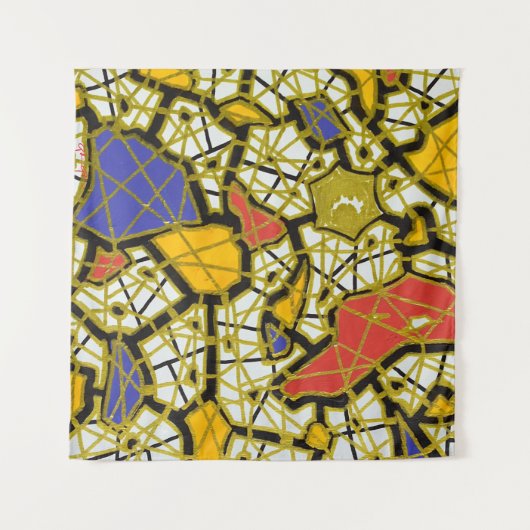 GOLD - Light & Elegance - GGAST Tapestry タペストリー (正面(横))