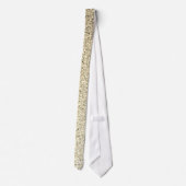 Gold light soft glitter sparkles ネクタイ (裏面)