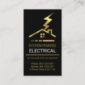 Gold Lightning Striking Home 名刺 (正面)