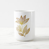 Gold Line Floral Coffee Mug コーヒーマグカップ (中央)