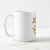 Gold Line Floral Coffee Mug コーヒーマグカップ (左)