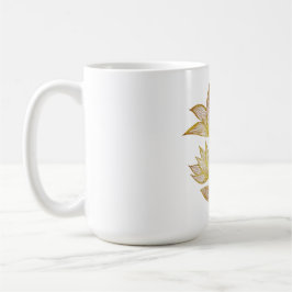 Gold Line Floral Coffee Mug コーヒーマグカップ