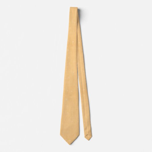 Gold Linen Texture with Subtle White Sparkle ネクタイ (正面)