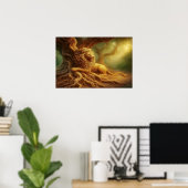 Gold Lion  ポスター (ホームオフィス)