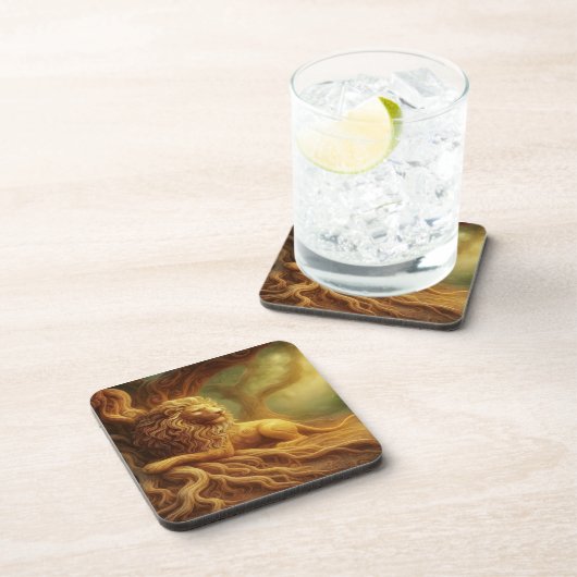 Gold Lion Coasters コースター (右側)