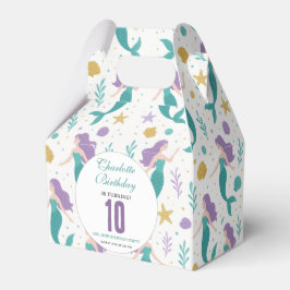 Gold Little Mermaid 10th Birthday | Under the Sea フェイバーボックス