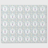 Gold Little Mermaid 10th Birthday | Under the Sea ラッピングペーパー (フラット)