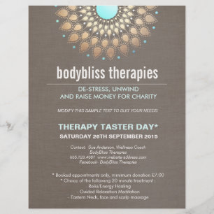 Gold Lotus Yoga Holistic Health Therapist チラシ