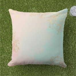 Gold Luxury Modern Blush Pink Soft Mint Collection アウトドアクッション