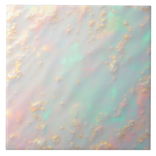 Gold Luxury Trendy Blush Pink Soft Mint Collection タイル (正面)