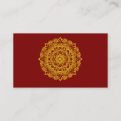 gold mandala rsvp card エンクロージャーカード (裏面)