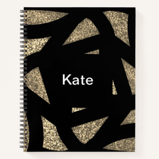 Gold Mandala Sparkles ノートブック
