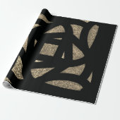 Gold Mandala Sparkles ラッピングペーパー (アンロールド)