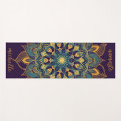 Gold Mandala Yoga Mat ヨガマット (正面(横))