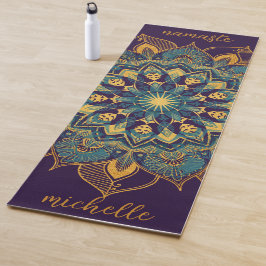 Gold Mandala Yoga Mat ヨガマット