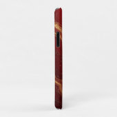 Gold Marble Abstract Background With Red Swirls Case-Mate iPhoneケース (裏面/右)
