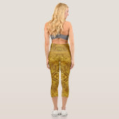 Gold Marble Capri Leggings カプリレギンス (裏面)