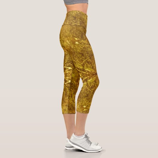Gold Marble Capri Leggings カプリレギンス (右)