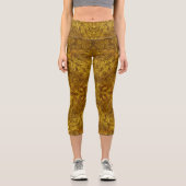 Gold Marble Capri Leggings カプリレギンス (正面)