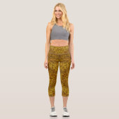 Gold Marble Capri Leggings カプリレギンス (正面)