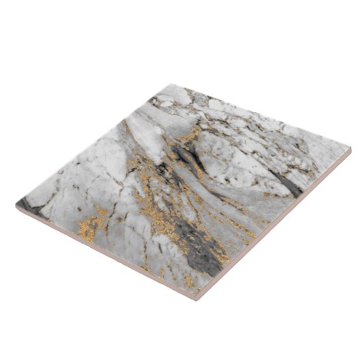 Gold Marble Pattern  タイル (側面)