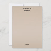 Gold merry Christmas card  シーズンカード (裏面)