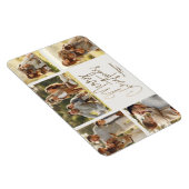 Gold Merry Christmas Five Photo マグネット (右側)