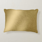Gold metal brushed background or textureabstract,a アクセントクッション (裏面)
