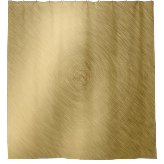 Gold metal brushed background or textureabstract,a シャワーカーテン (正面)